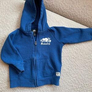 Roots Kids Blue Hoodie